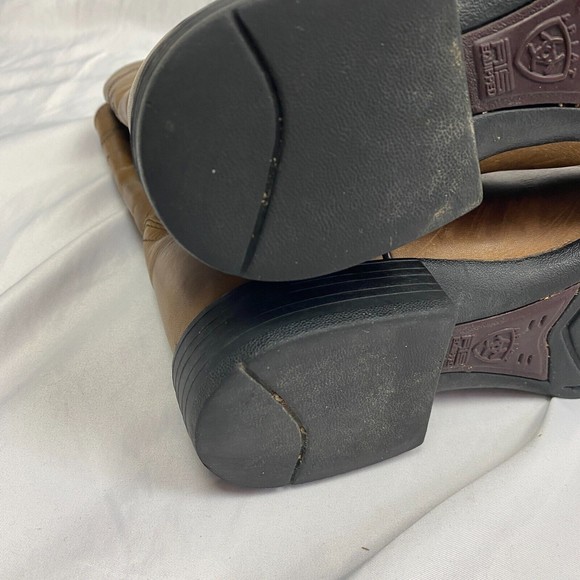 Ariat Heritage Womens Roper Boots Camel Brown Cowgirl Western Leather Size 8 B - Picture 7 of 10
